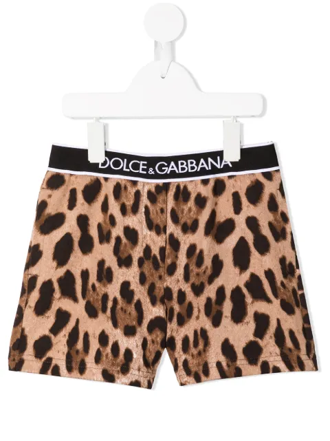 Logo Waist Leopard Print Shorts - Farfetch