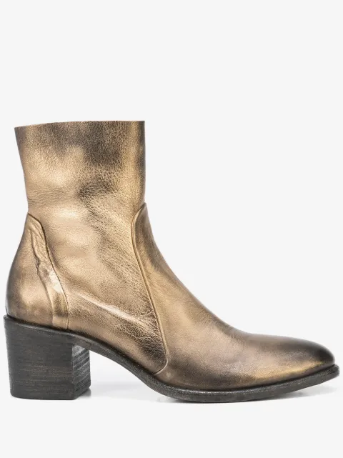 Madison.Maison Ankle boot com efeito metálico