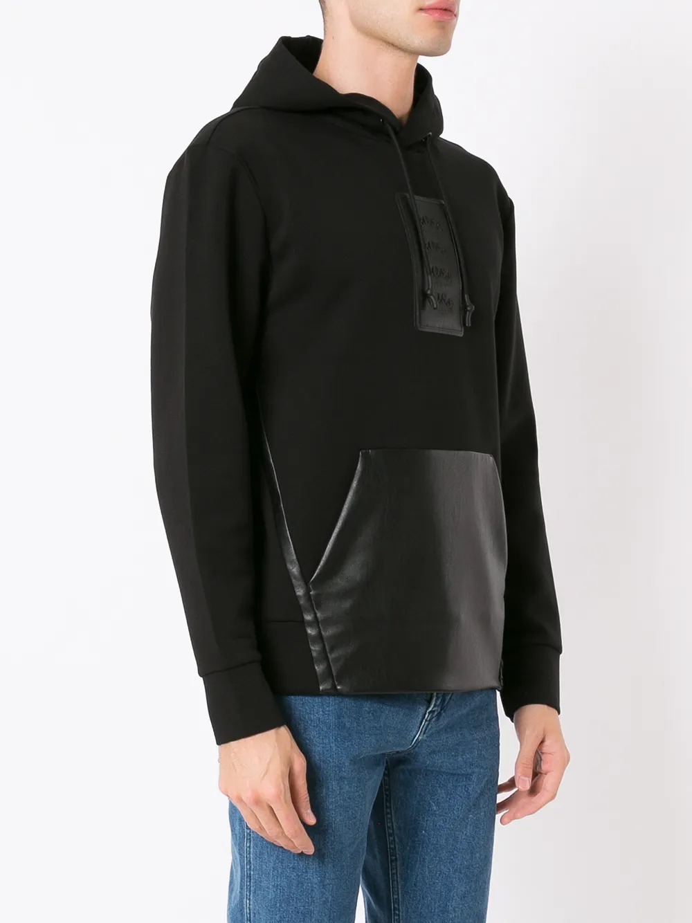 BOSS x Anthony Joshua logo-patch Hoodie - Farfetch