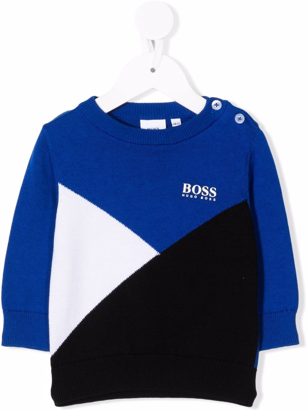 фото Boss kidswear джемпер в стиле колор-блок