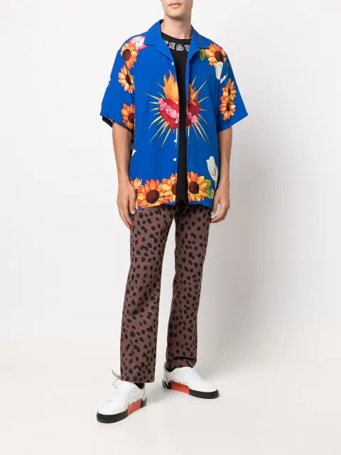 Shop Pleasures Black Heart button-down 