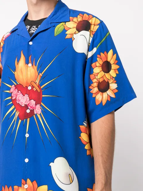 Shop Pleasures Black Heart button-down 