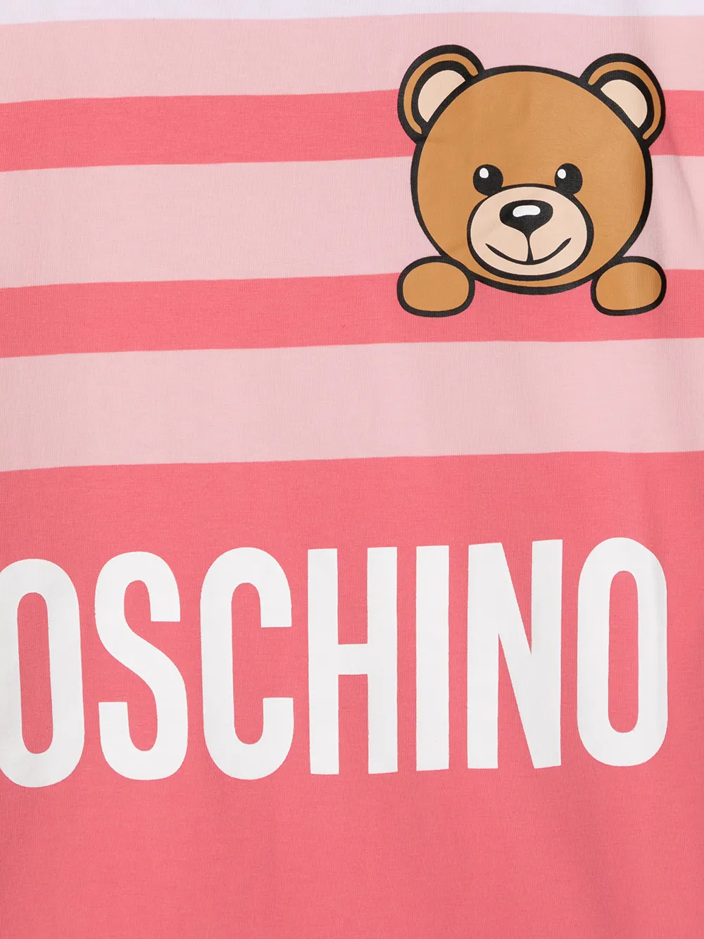 фото Moschino kids футболка с принтом toy bear