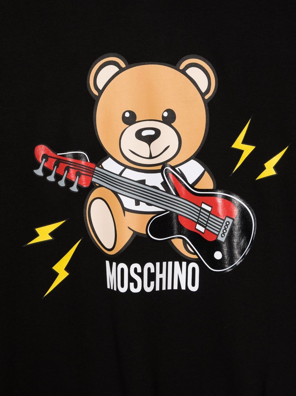 фото Moschino kids худи с принтом teddy bear