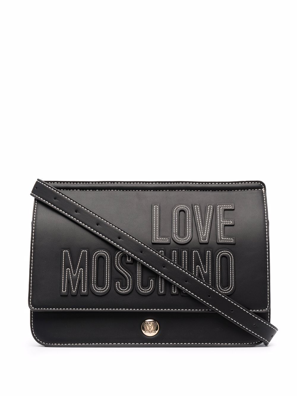 фото Love moschino сумка через плечо с логотипом