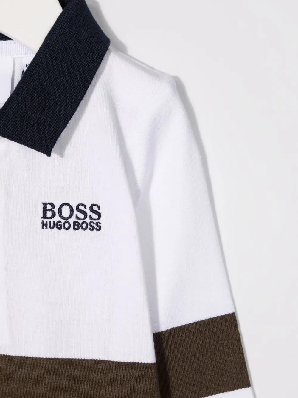 фото Boss kidswear рубашка поло в стиле колор-блок