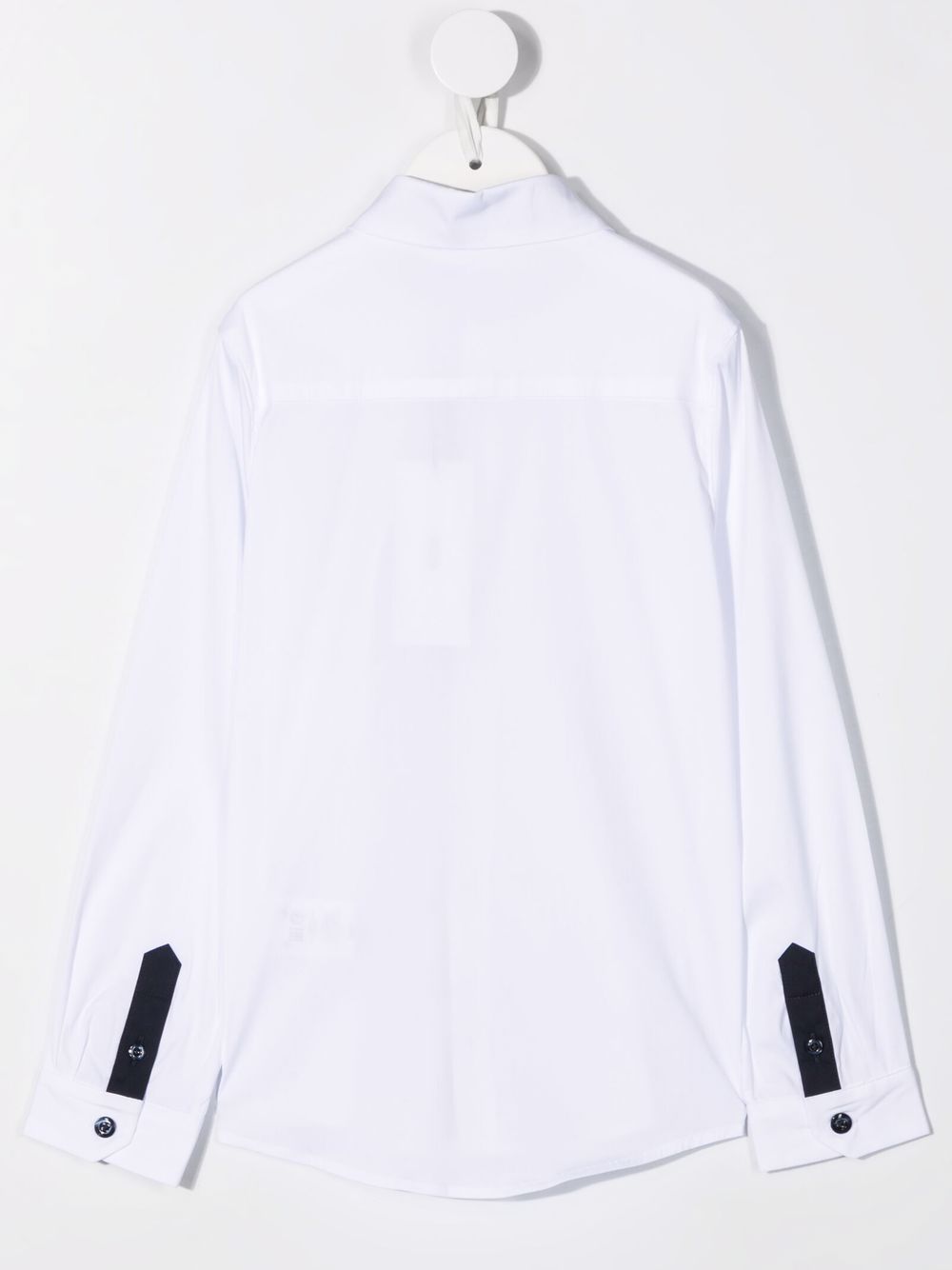 Shop Bosswear Embroidered Logo Poplin Shirt In White