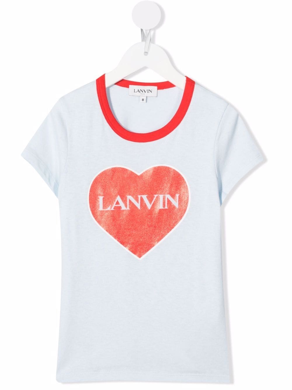 фото Lanvin enfant футболка из органического хлопка с логотипом