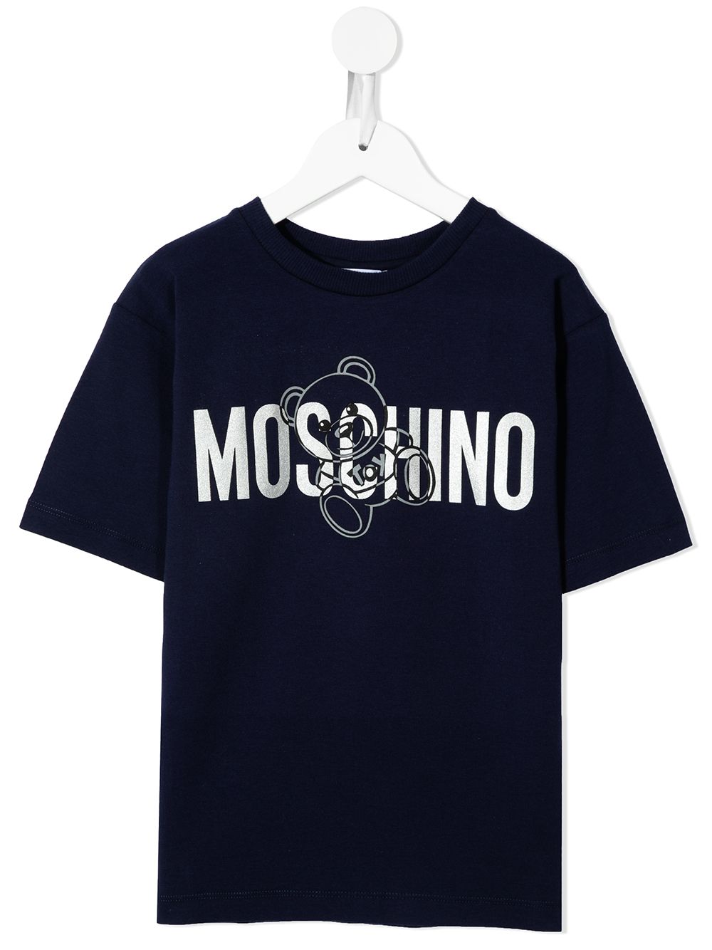 фото Moschino kids футболка с логотипом