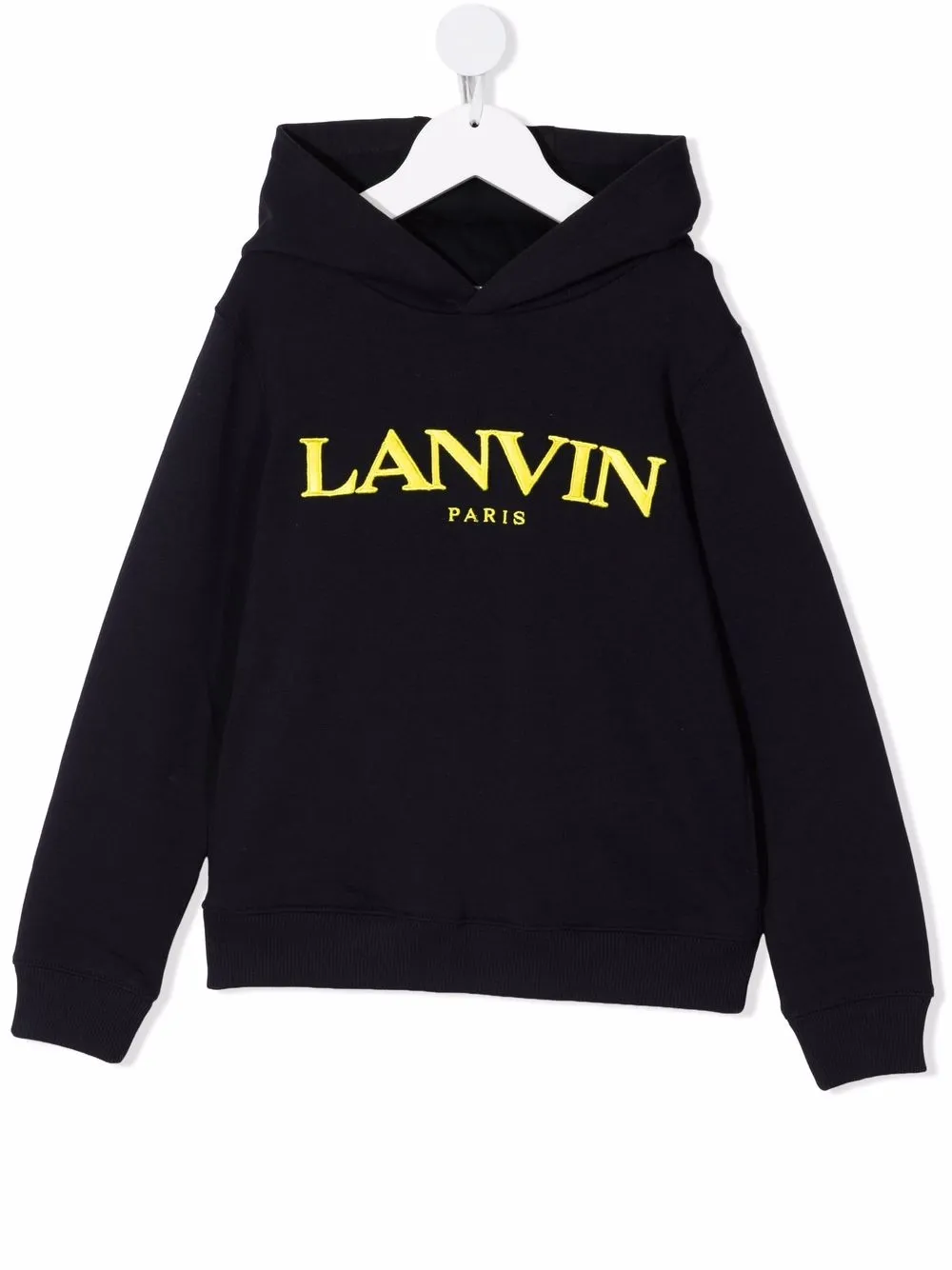 

Lanvin Enfant hoodie con logo estampado - Azul