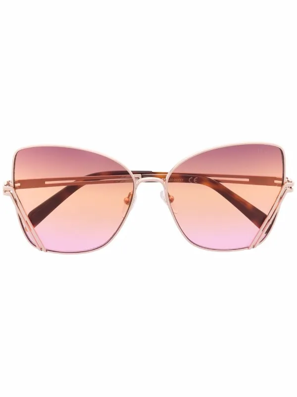 PUCCI butterfly frame Sunglasses Farfetch