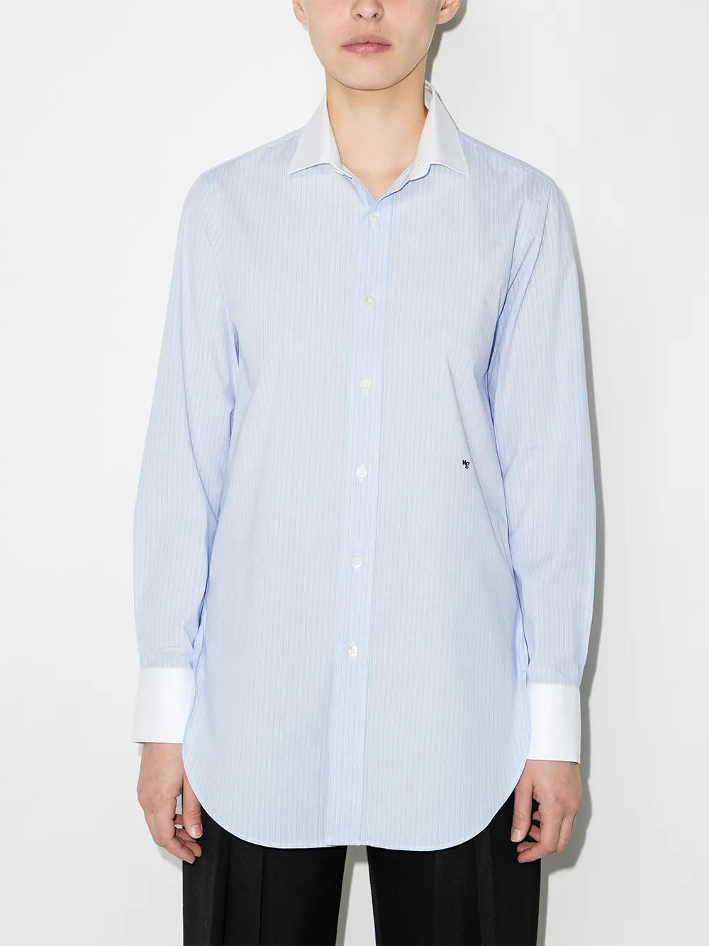 HommeGirls Gestreepte blouse - Blauw