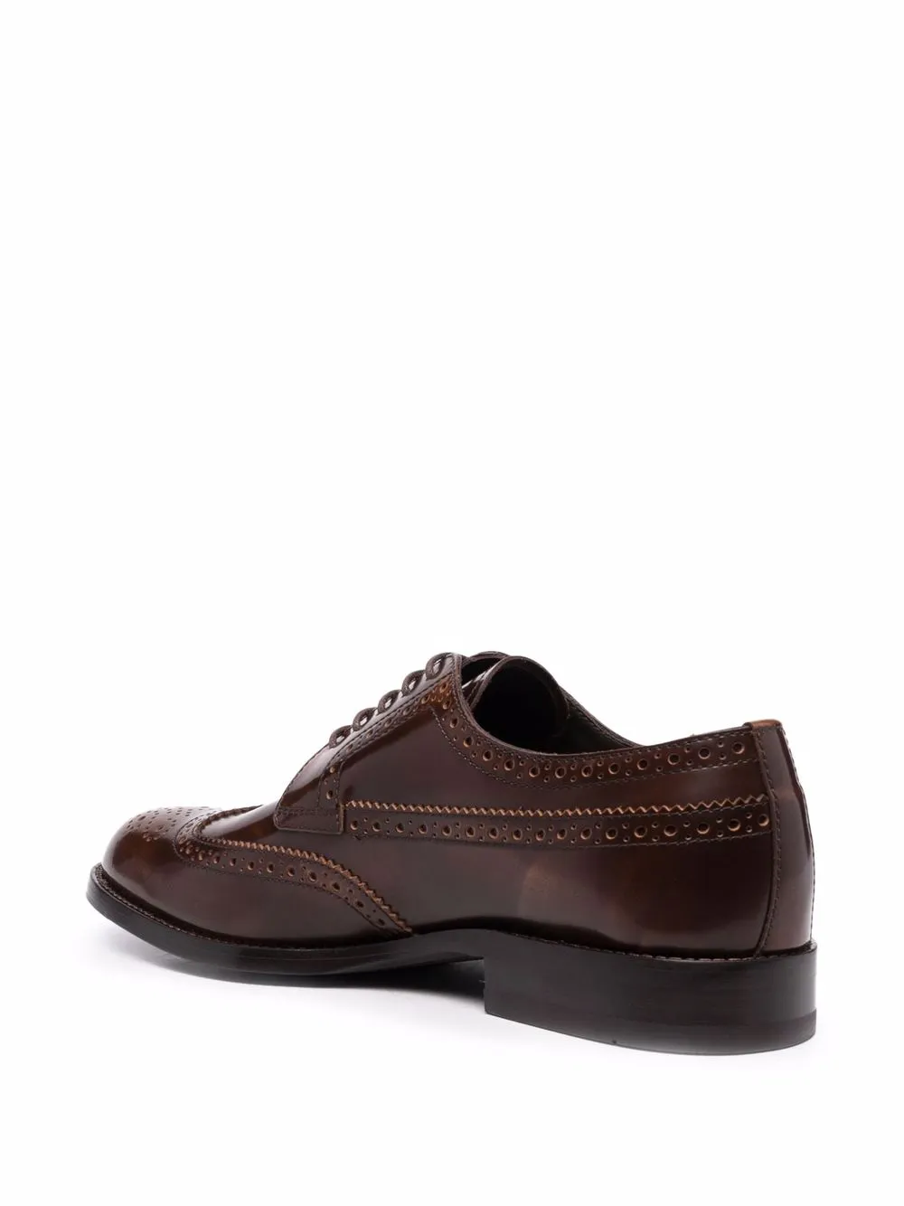 Tod's lace-up leather brogues Brown