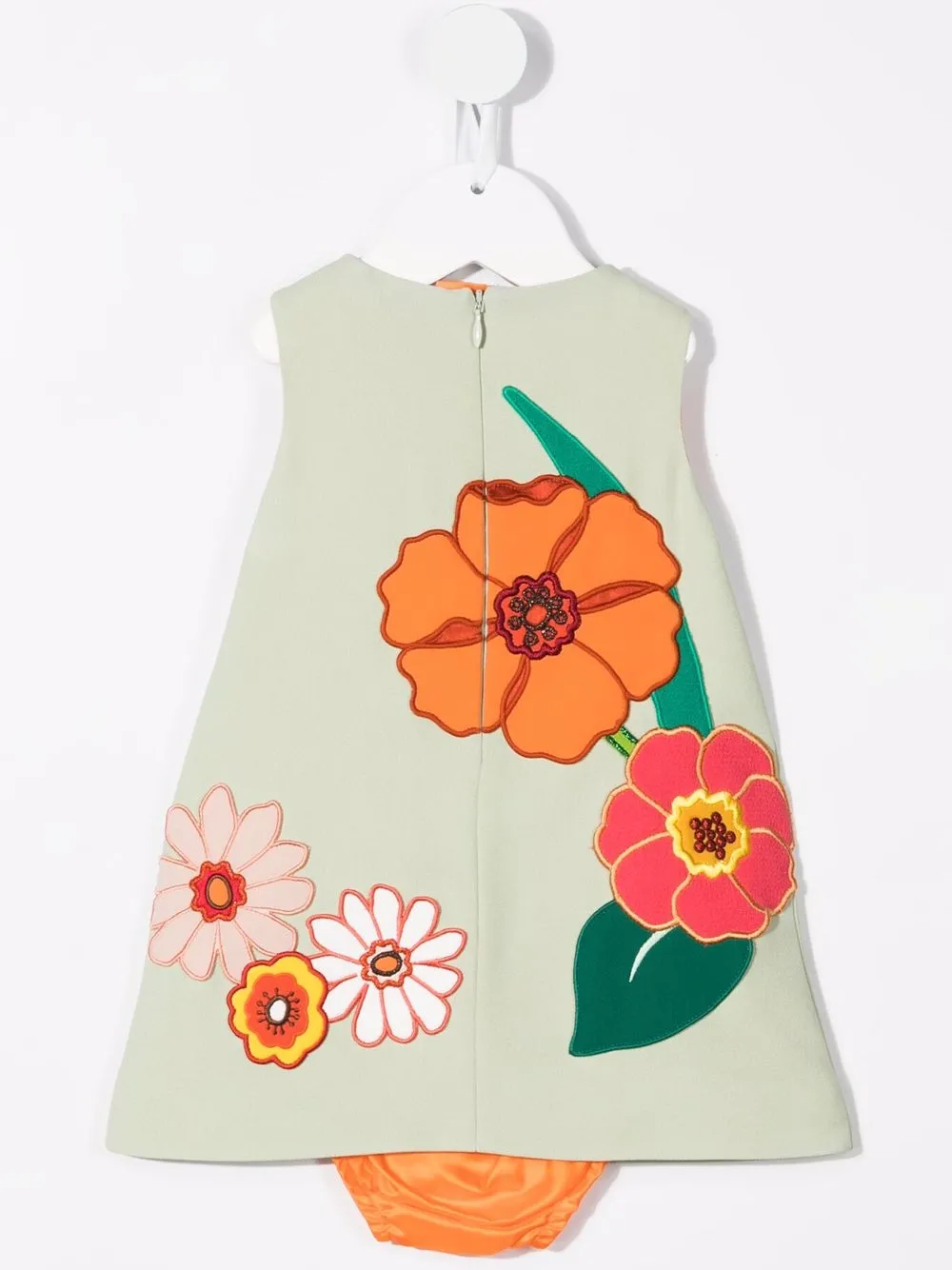 Dolce & Gabbana Kids Mouwloze jurk - Groen
