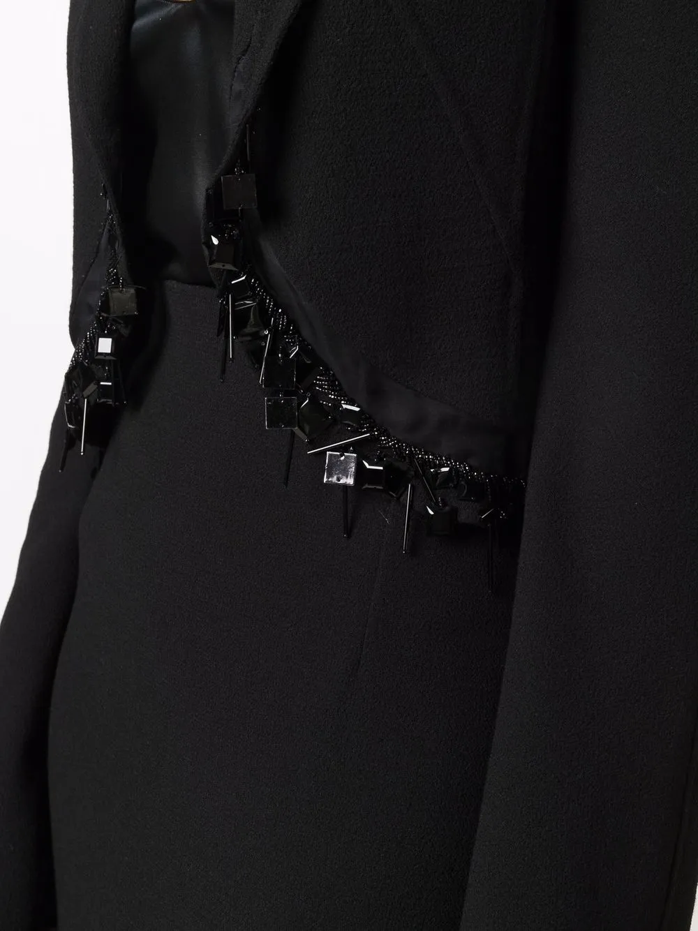 фото Gianfranco ferré pre-owned декорированный костюм 1990-х годов с юбкой
