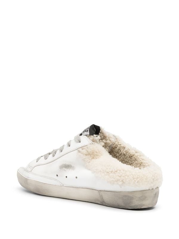 Golden Goose Super-Star Sabot shearling-lined Sneakers - Farfetch