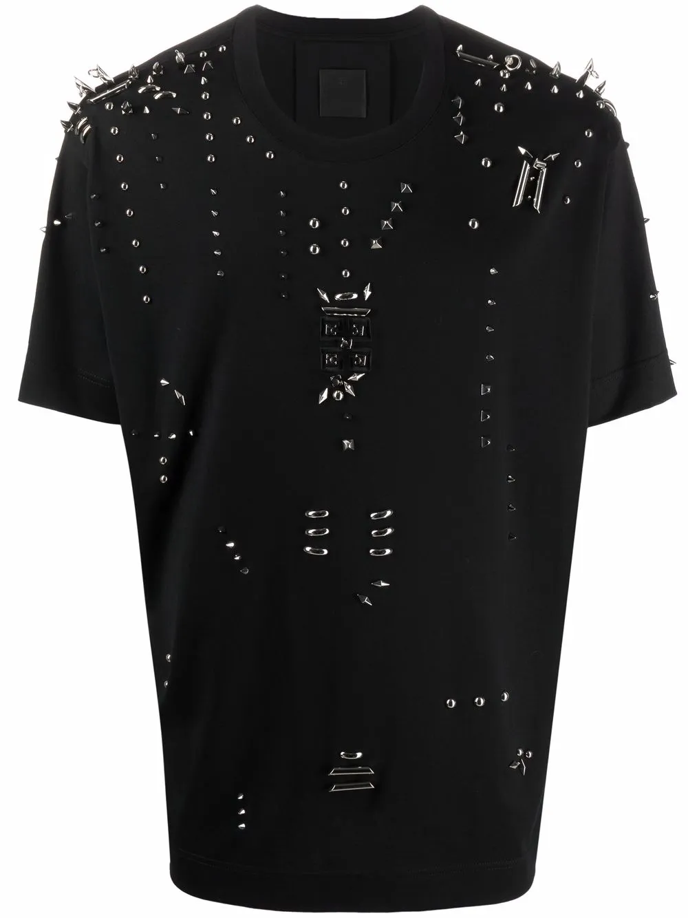 фото Givenchy футболка с логотипом и заклепками