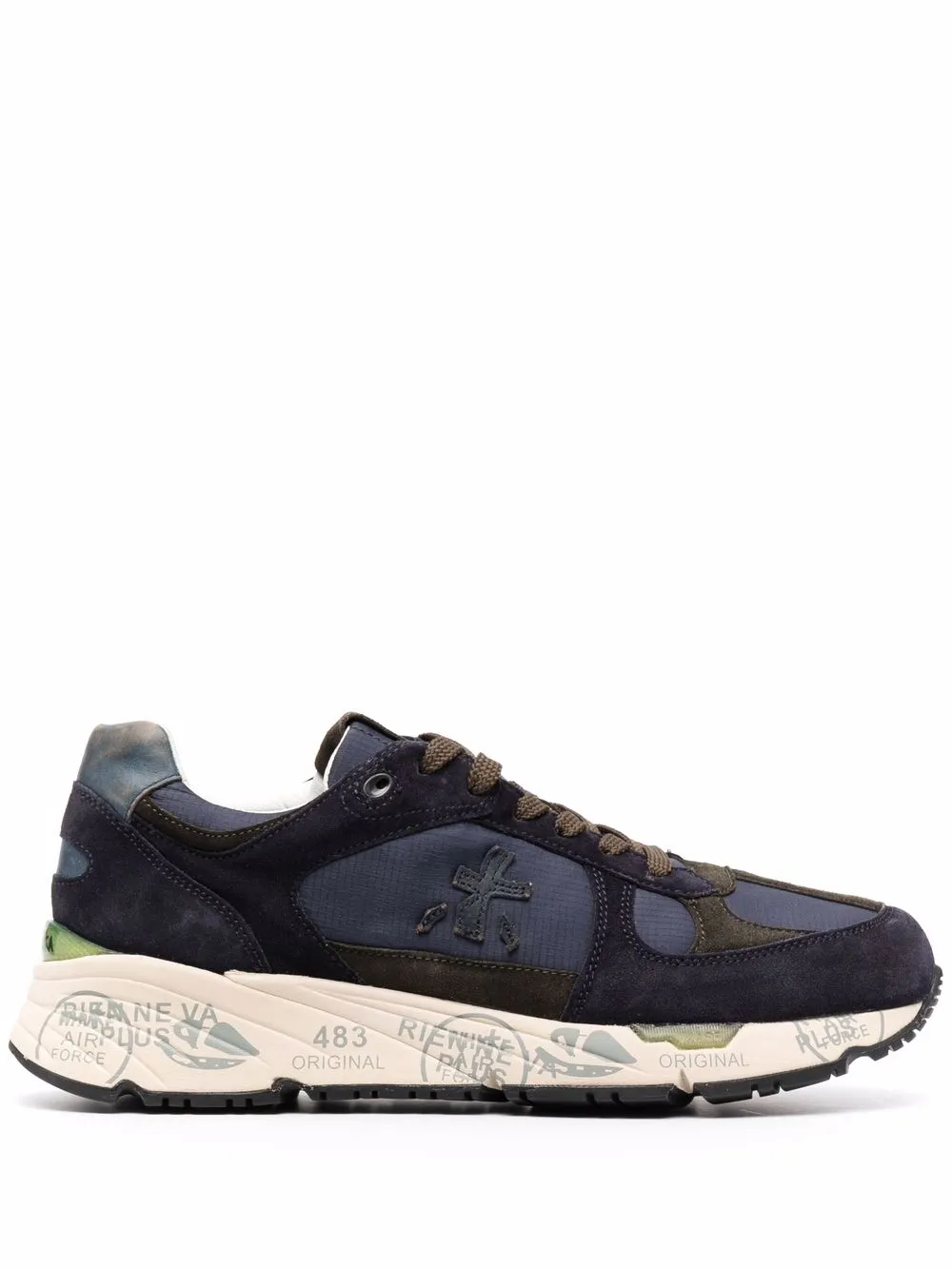 Premiata Steven low-top sneakers Blauw