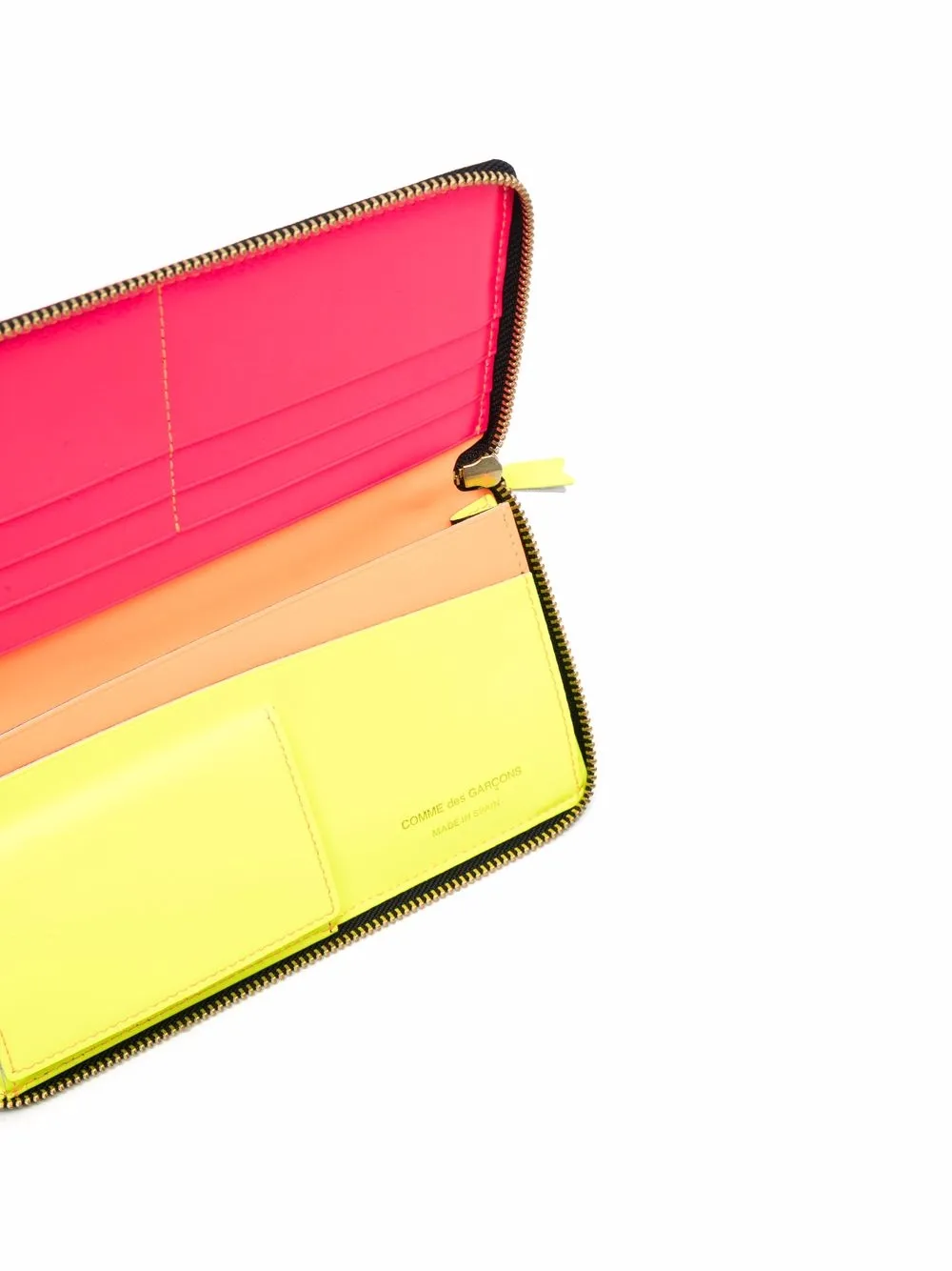 фото Comme des garçons wallet кошелек в стиле колор-блок