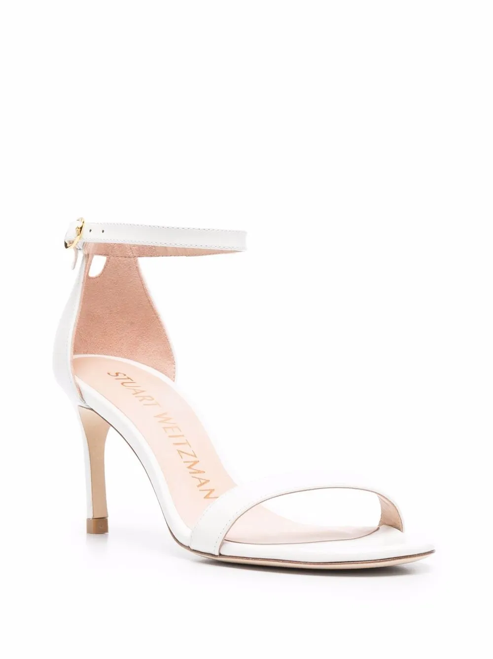 Stuart Weitzman Nunaked open-toe sandals White