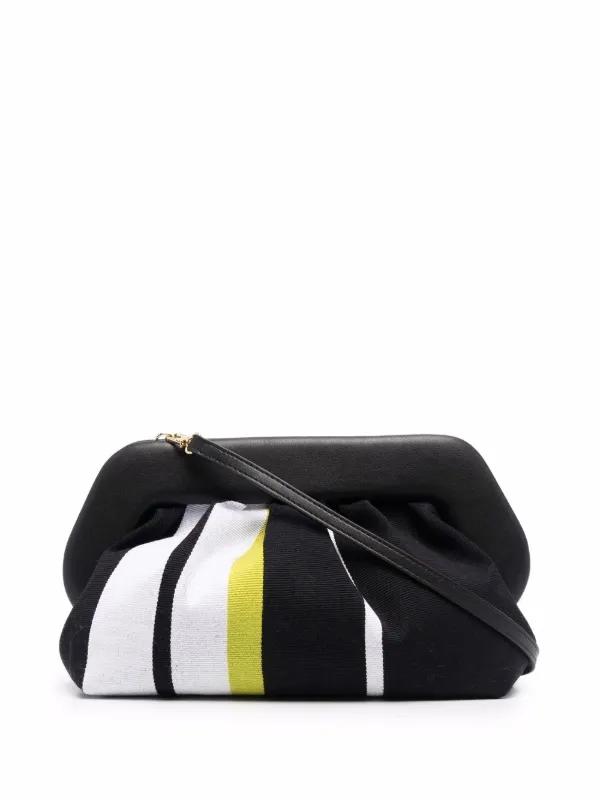 striped shoulder bag