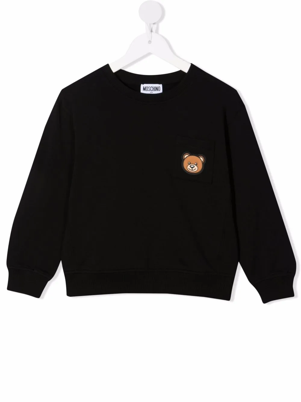 фото Moschino kids свитер с принтом teddy bear