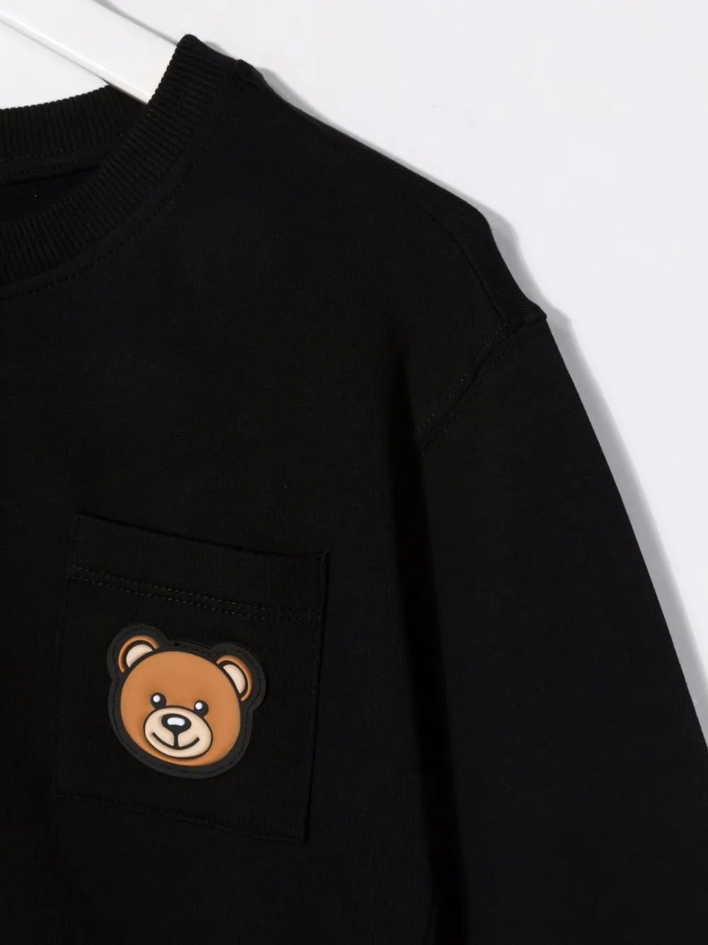 фото Moschino kids свитер с принтом teddy bear