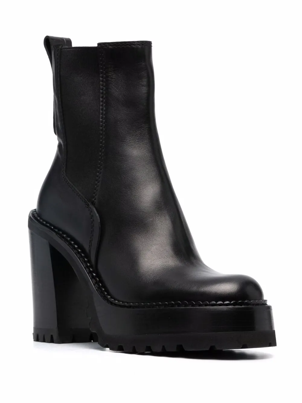 Premiata Leren Chelsea boots - Zwart