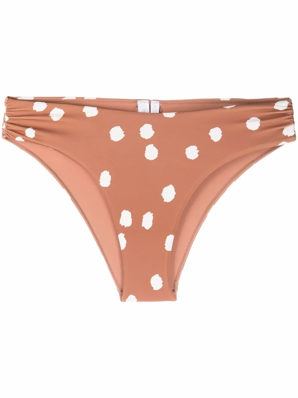 

Jonathan Simkhai Jules ruched bikini bottom - Brown