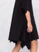 MM6 Maison Margiela logo-print draped dress