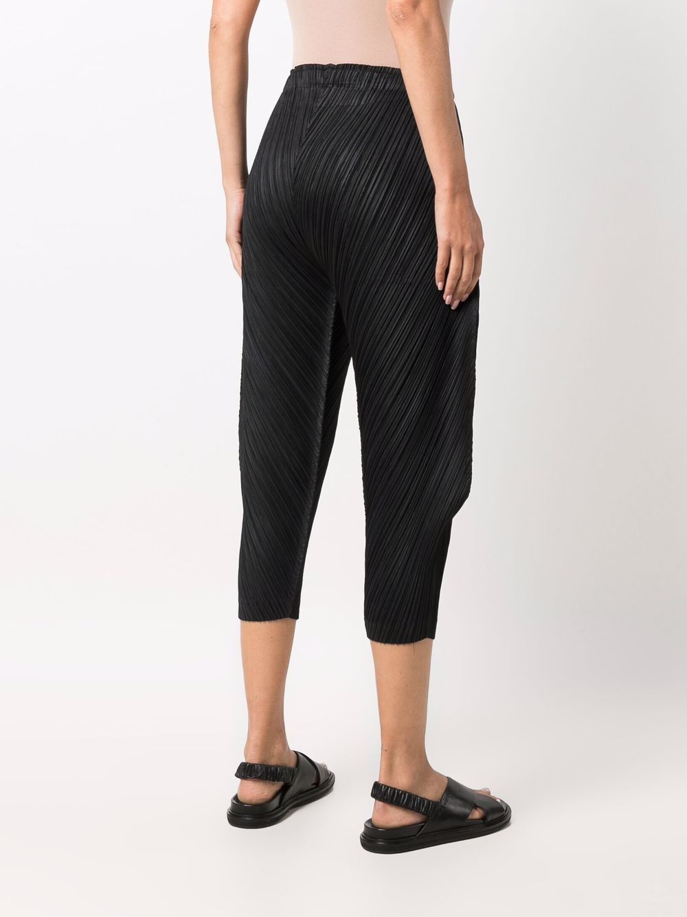 фото Pleats please issey miyake укороченные плиссированные брюки