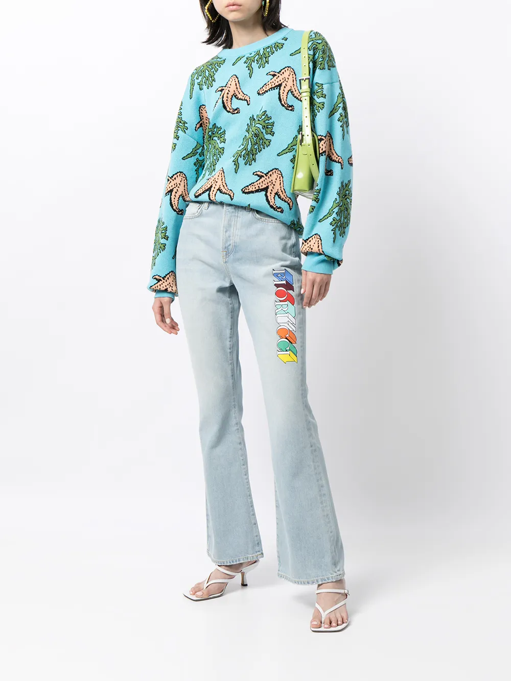 Bild 2 von Fiorucci Intarsien-Pullover