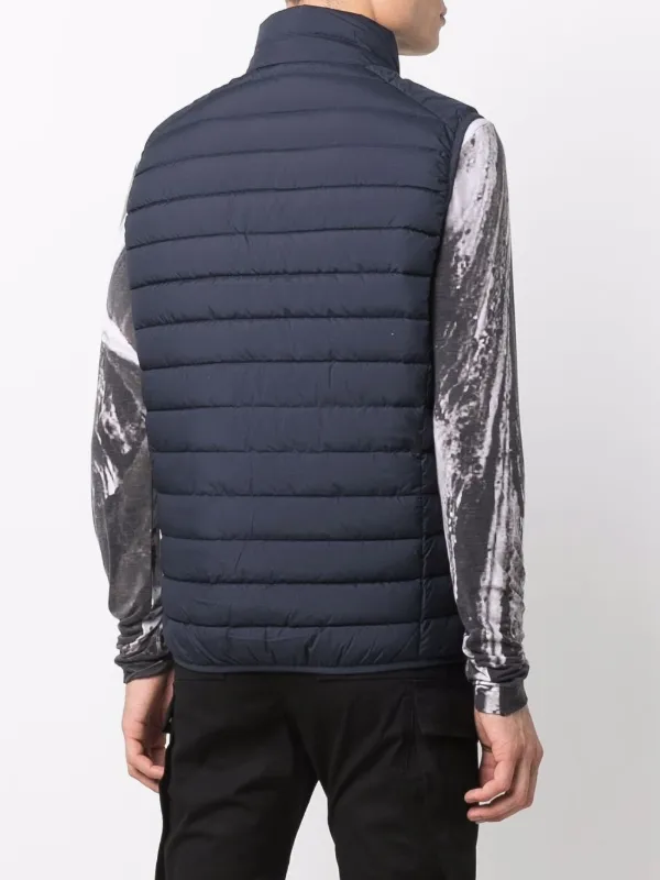 Save The Duck High-Neck Padded Gilet - Blue