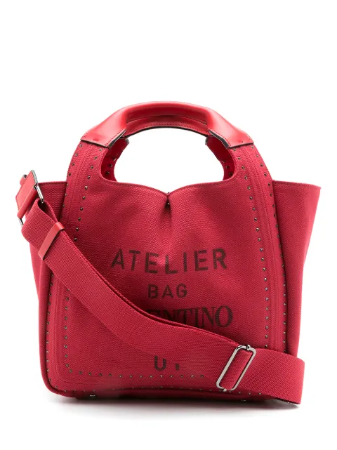 Valentino Garavani Bolsa tote 01 Edition Atelier com logo