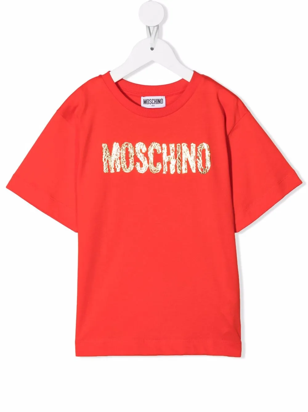 фото Moschino kids футболка с логотипом