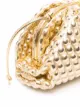 Bottega Veneta mini Pouch metallic-effect bag