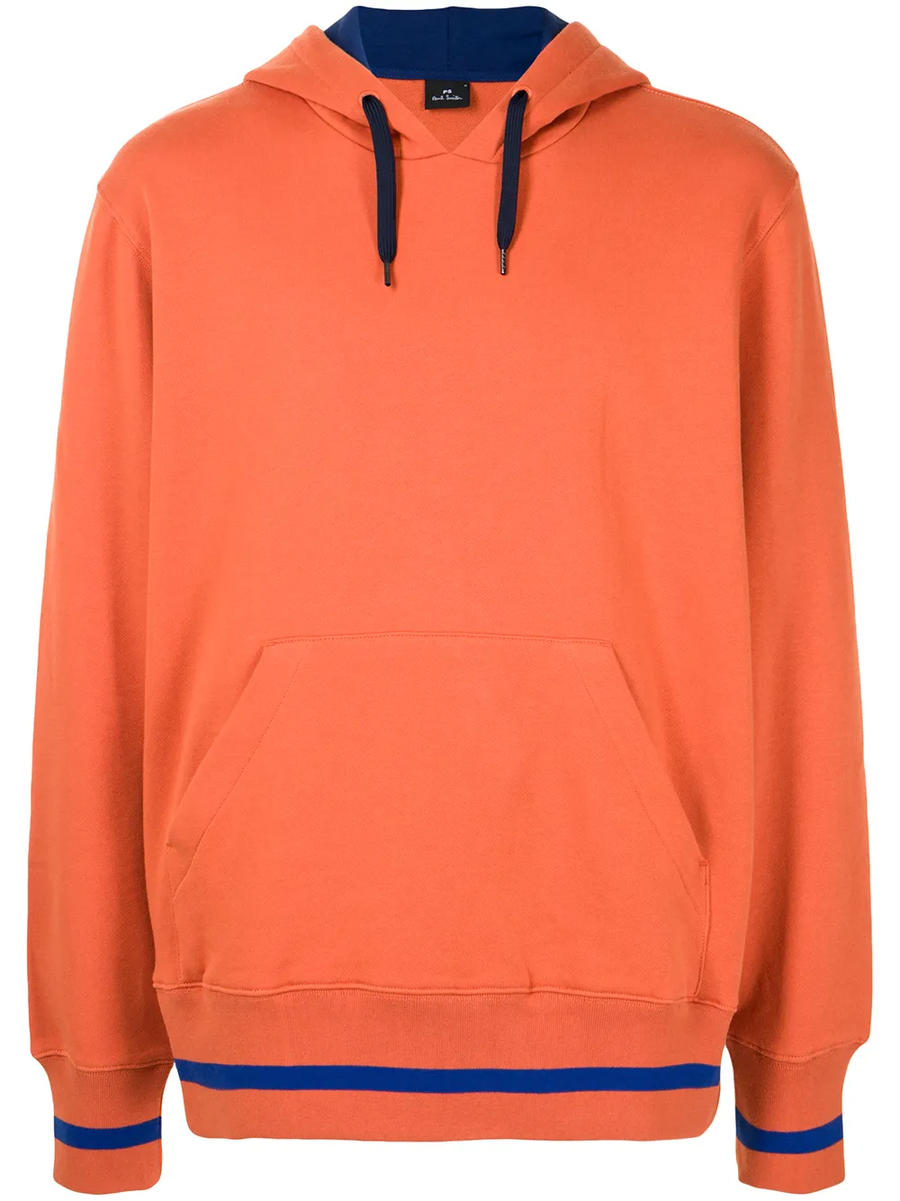 

PS Paul Smith hoodie con parche del logo en la parte trasera - Naranja