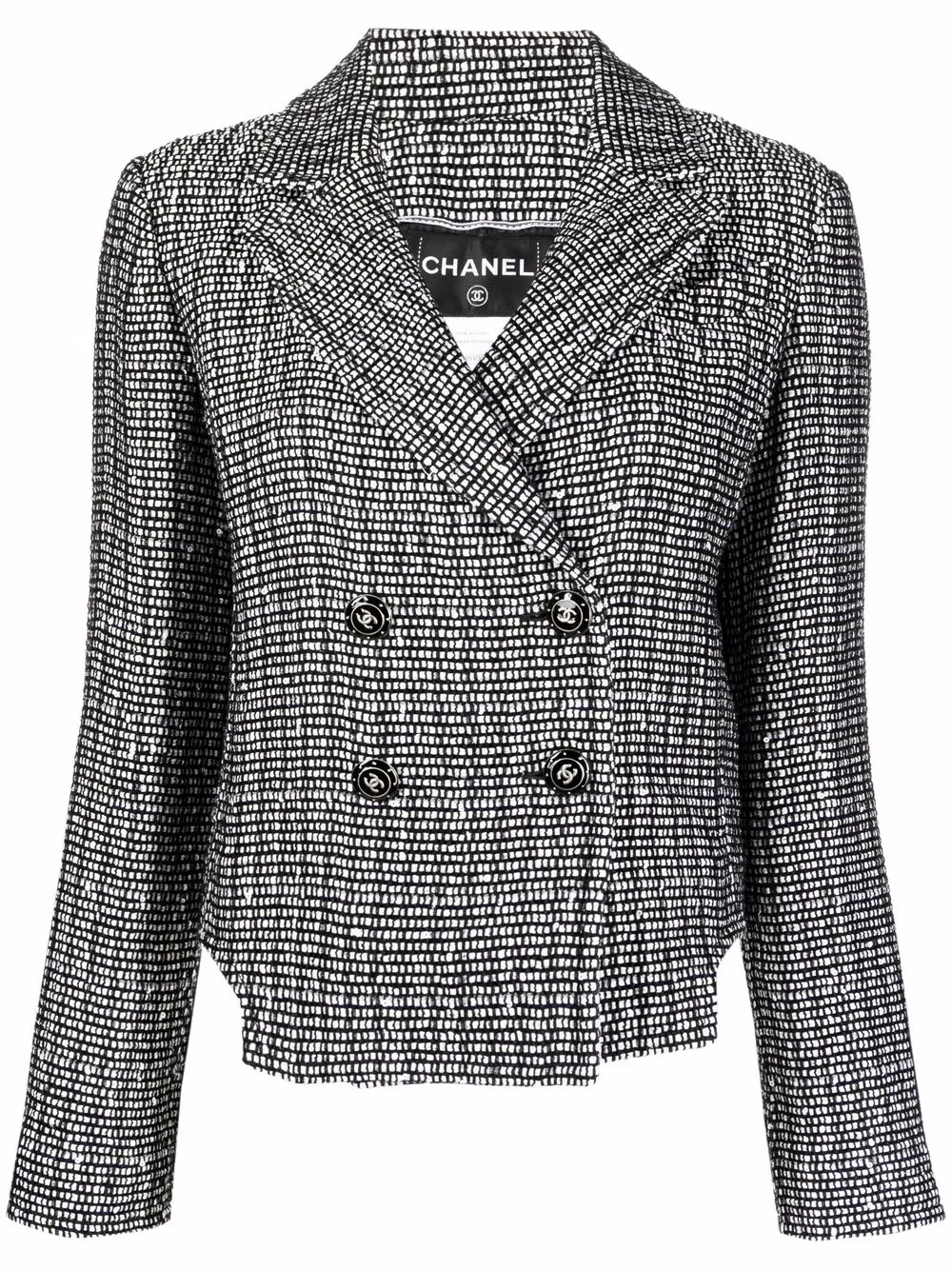 CHANEL Pre-Owned 2010 CC Buttons double-breasted Jacket - Farfetch