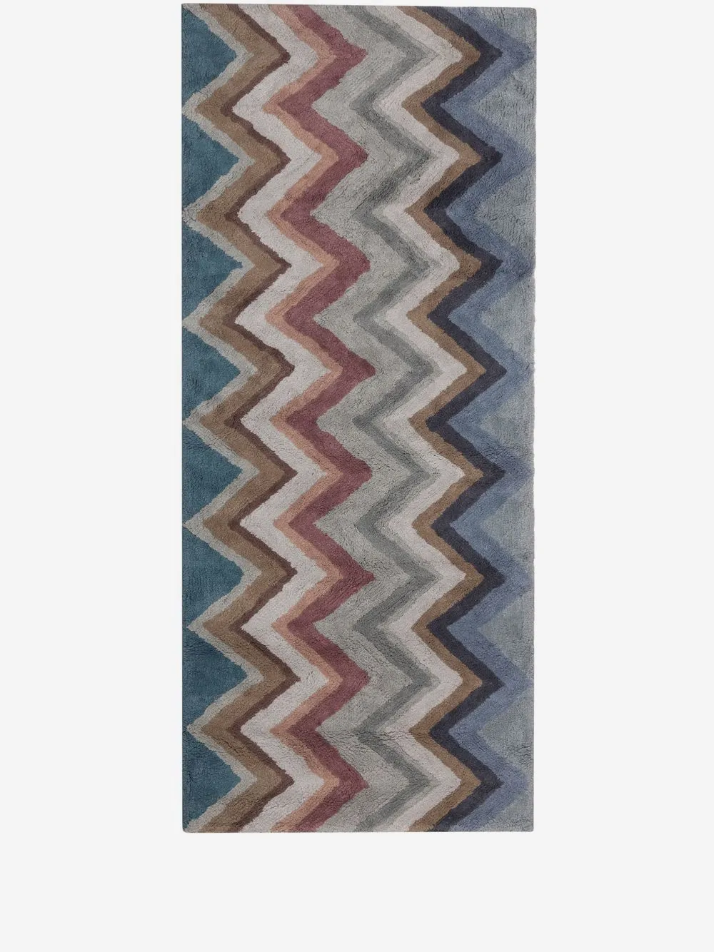 Missoni Home zig-zag pattern rug | Blue | Image 1