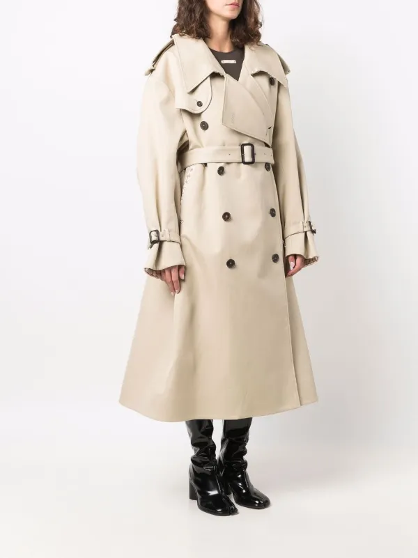 Maison Margiela Oversized Trench Coat - Farfetch