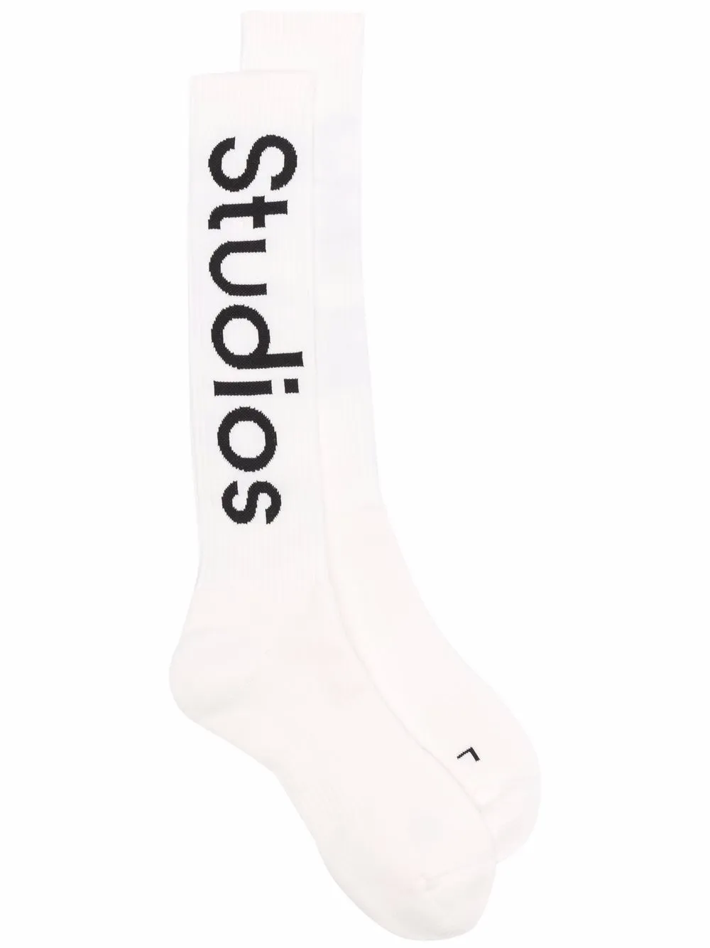 

Acne Studios intarsia-knit ankle socks - White