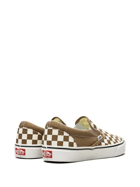 vans brown checkered
