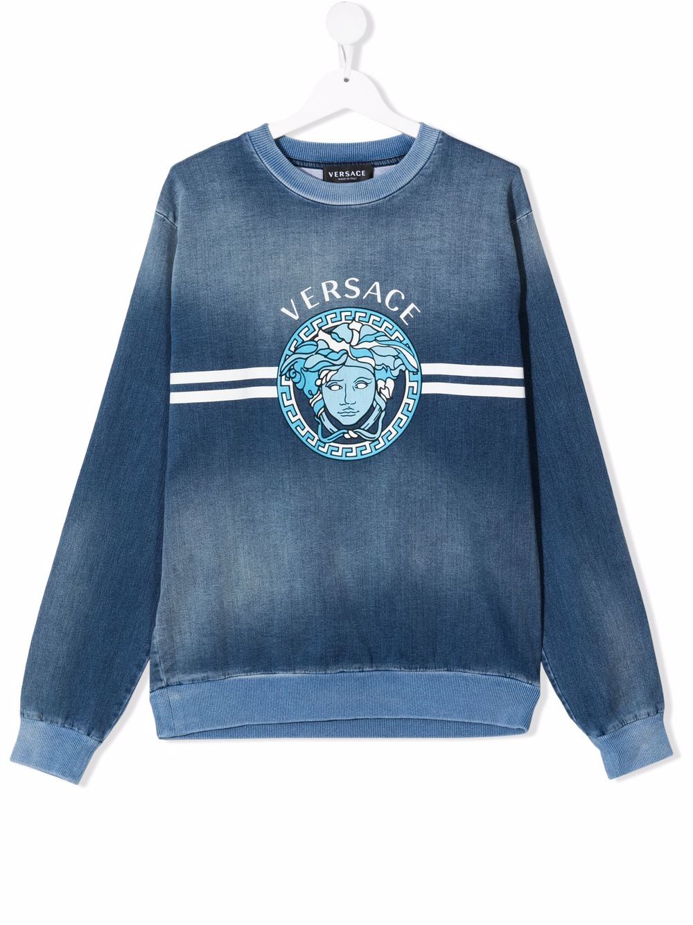 фото Versace kids толстовка с принтом medusa