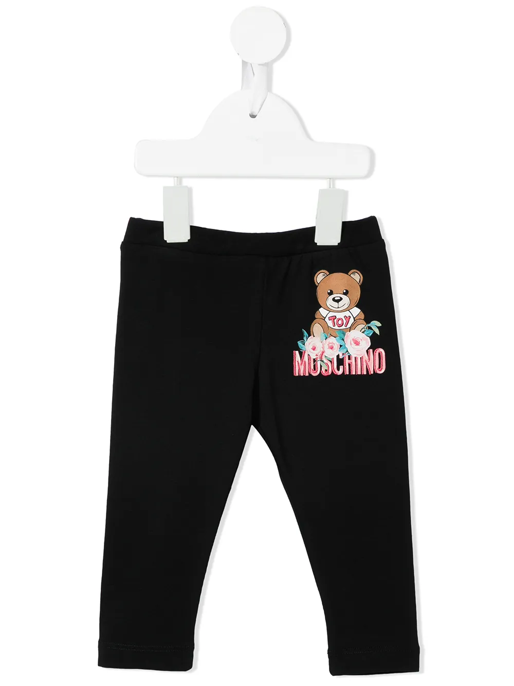 Moschino Kids легинсы с принтом Teddy Bear