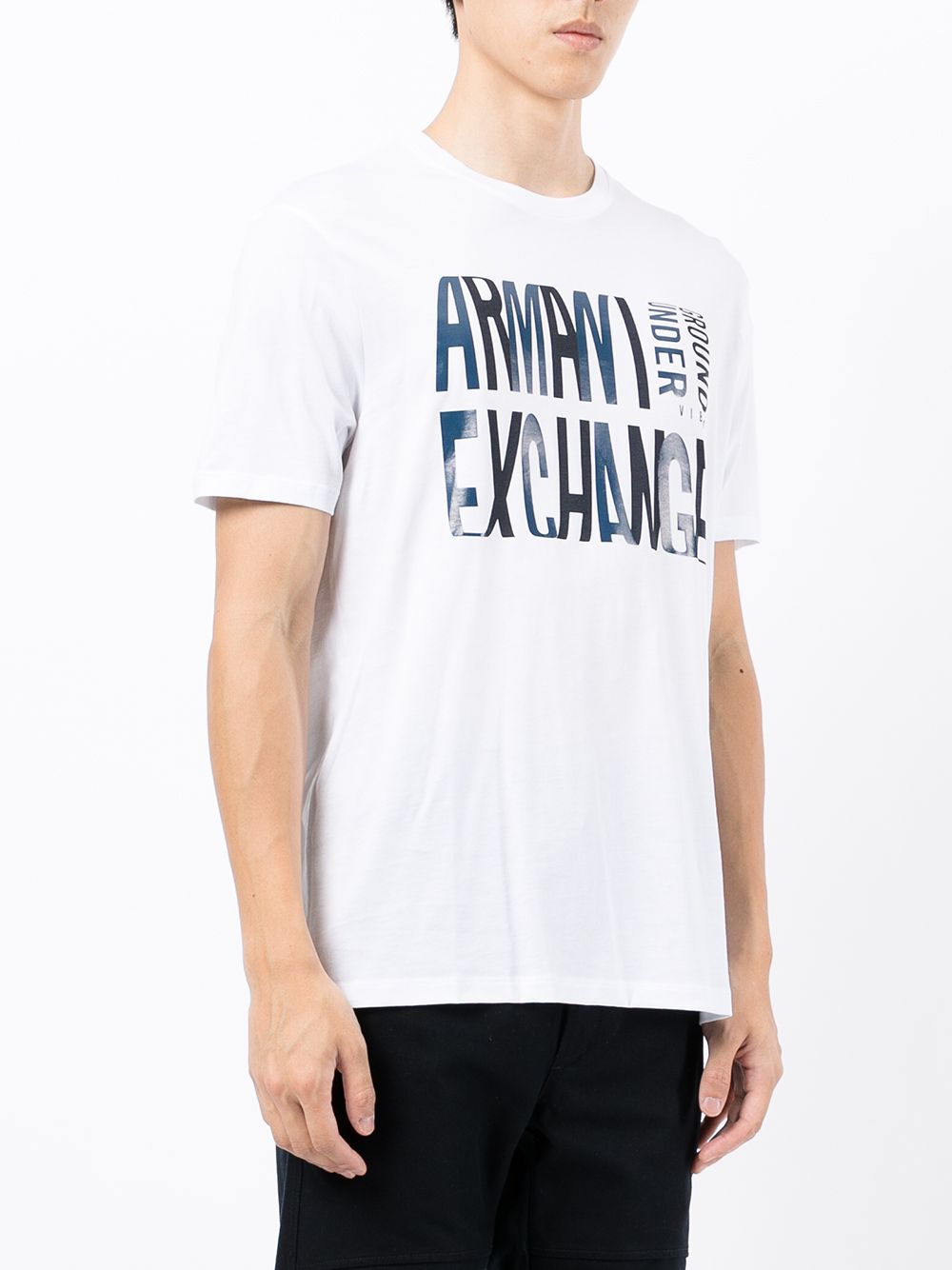 фото Armani exchange футболка с логотипом