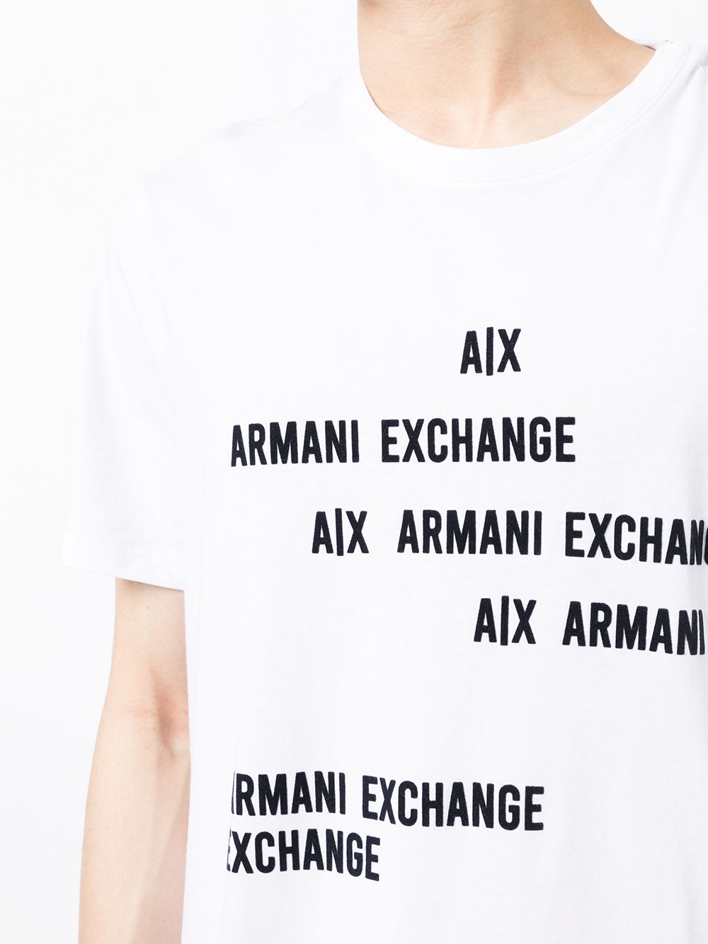 фото Armani exchange футболка с логотипом