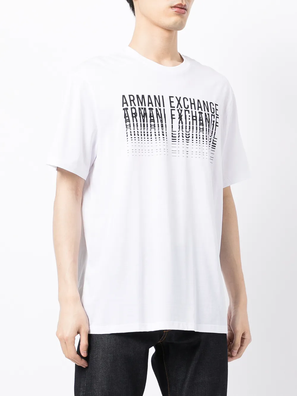 фото Armani exchange футболка с логотипом