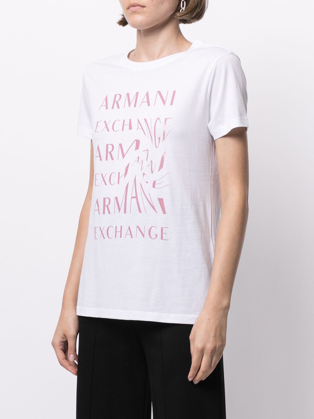 фото Armani exchange футболка с логотипом