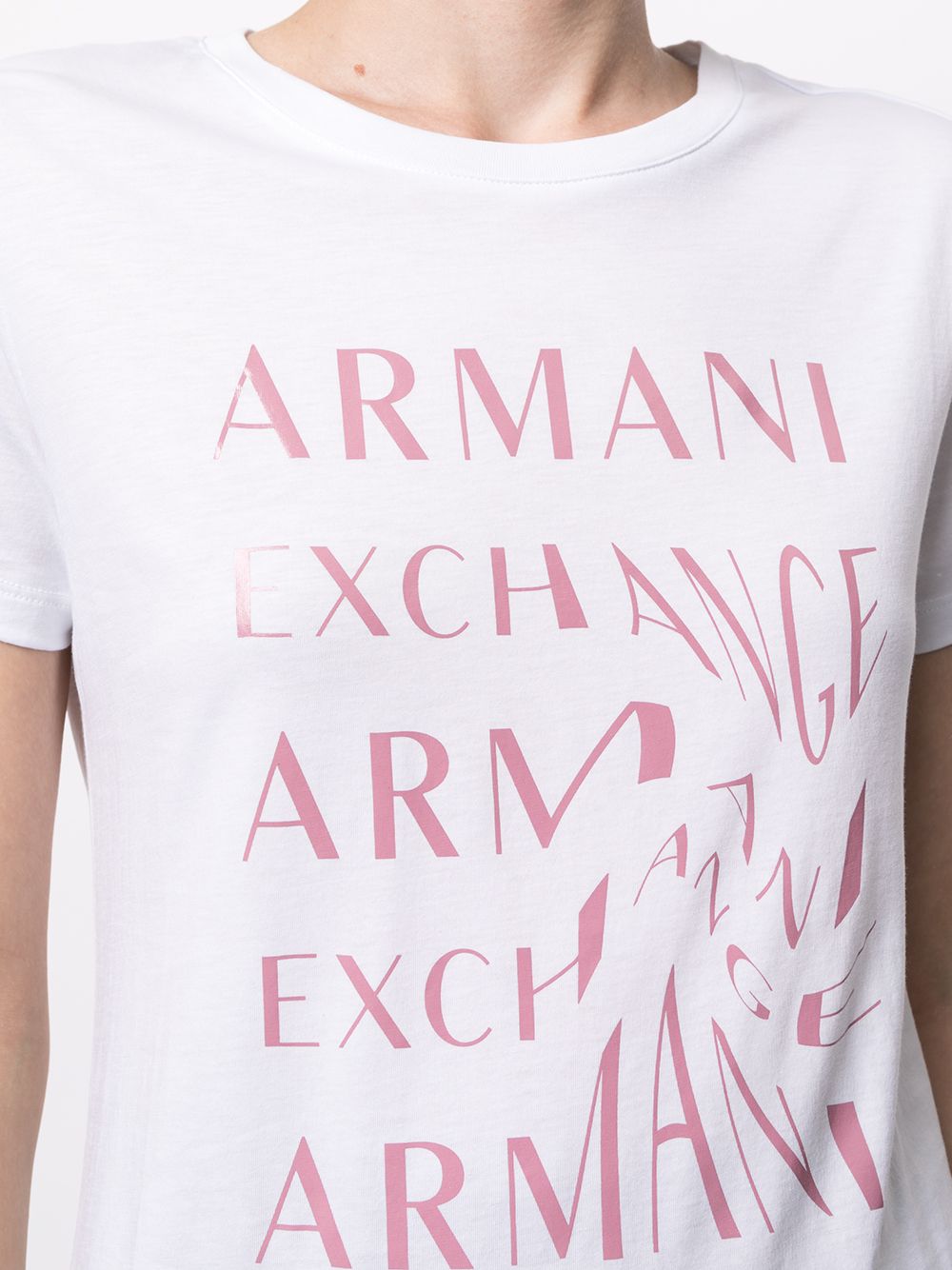 фото Armani exchange футболка с логотипом