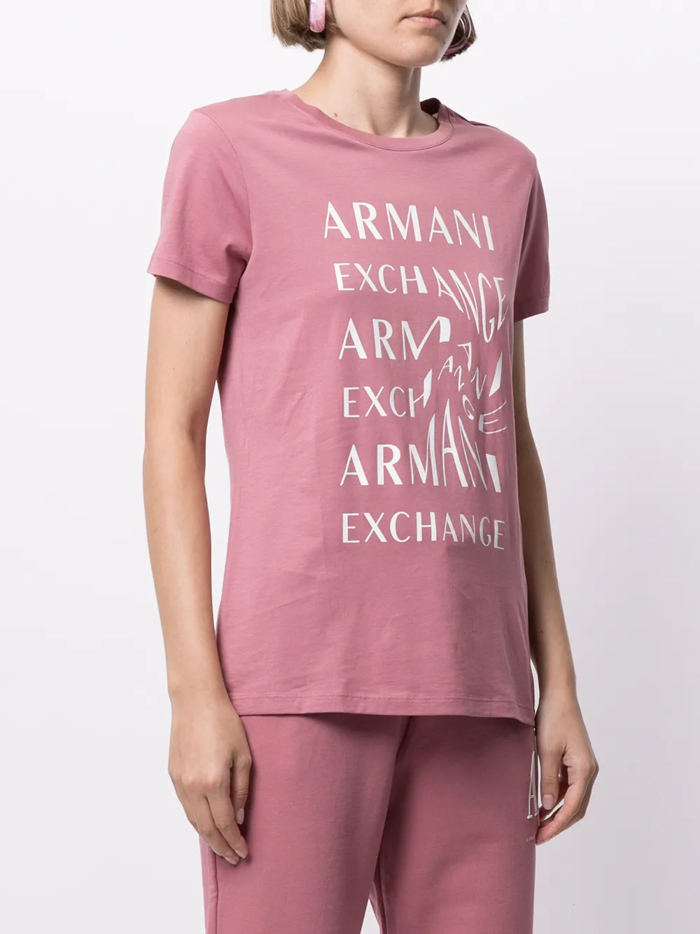 фото Armani exchange футболка с логотипом